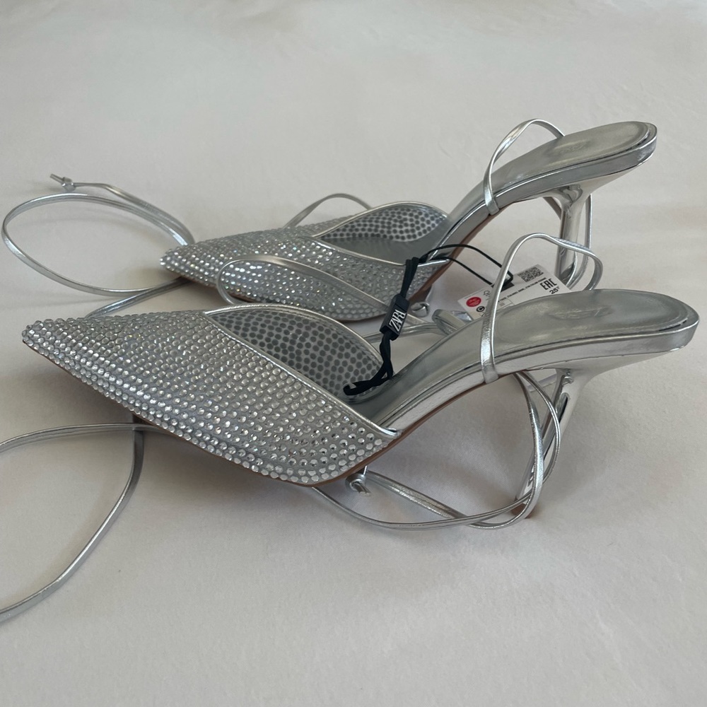 Silver heels